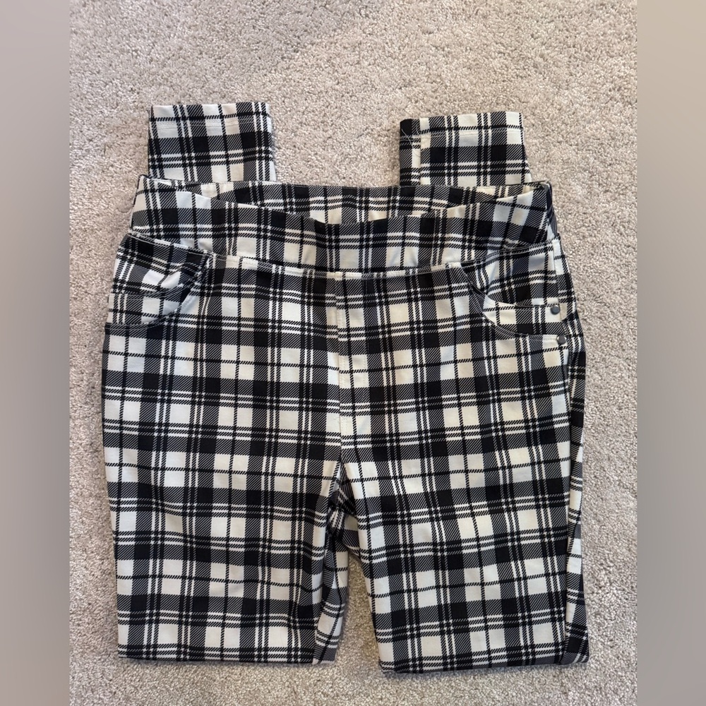 Cato Monochrome Plaid Ponte Legging